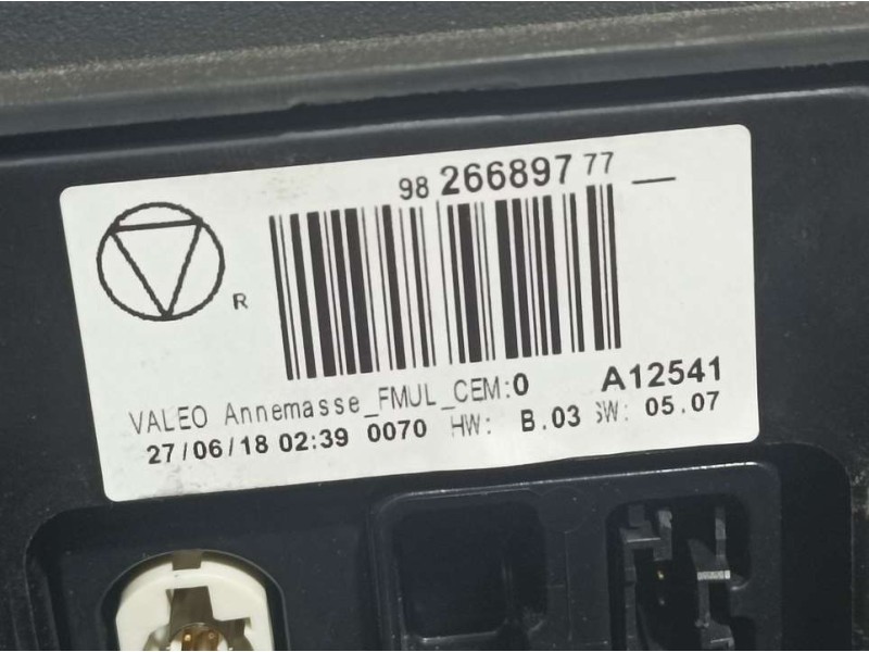 Recambio de sistema navegacion gps para citroën c4 cactus live referencia OEM IAM 9824298580 2806251644 VALEO C/ SISTEMA CLIMATI