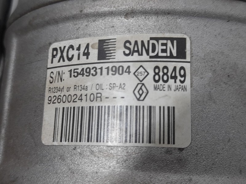 Recambio de compresor aire acondicionado para renault megane iv sport tourer (k9a/m/n_) 1.5 blue dci 115 (k9a6) referencia OEM I