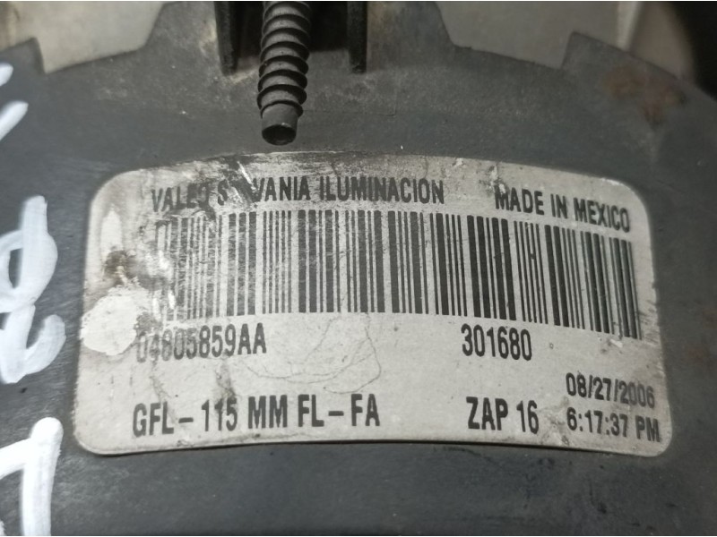 Recambio de faro antiniebla izquierdo para chrysler 300 c 3.0 crd referencia OEM IAM 04805859AA  VALEO