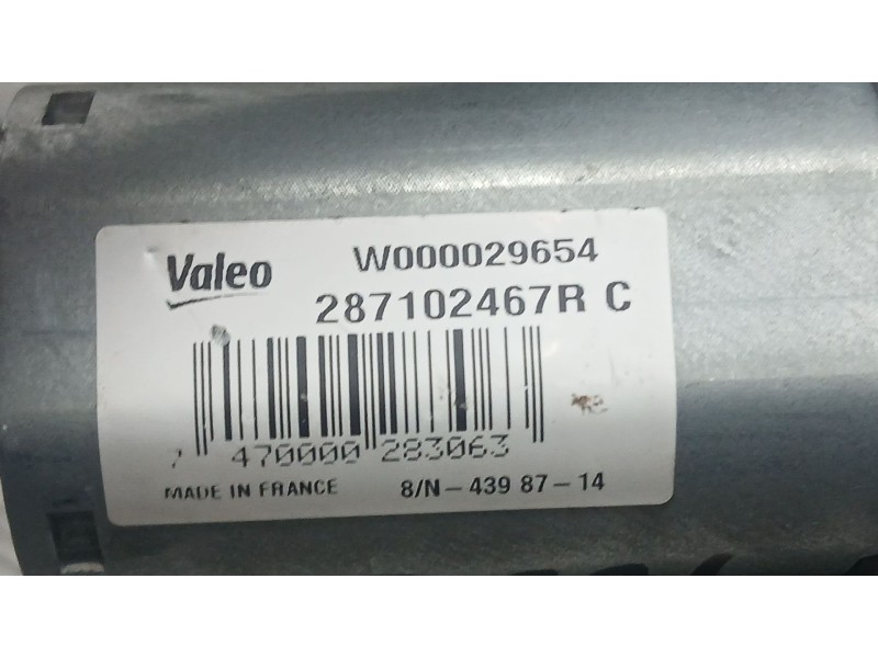 Recambio de motor limpia trasero para dacia logan mcv ii 1.5 dci referencia OEM IAM 287102467R VALEO W000029654