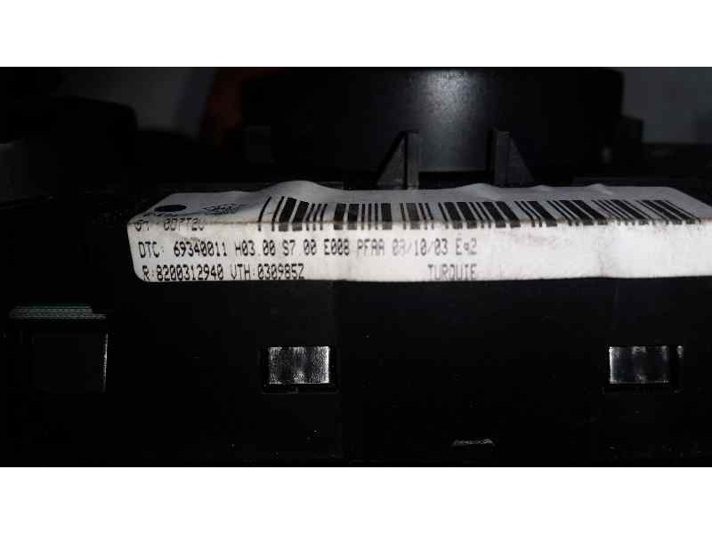 Recambio de mando climatizador para renault megane ii classic berlina confort authentique referencia OEM IAM 69340011 8200312940