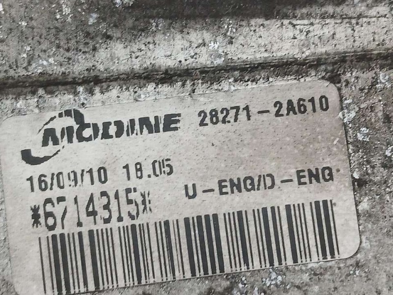 Recambio de intercooler para hyundai i30 comfort referencia OEM IAM 282712A610 6714315 MODINE