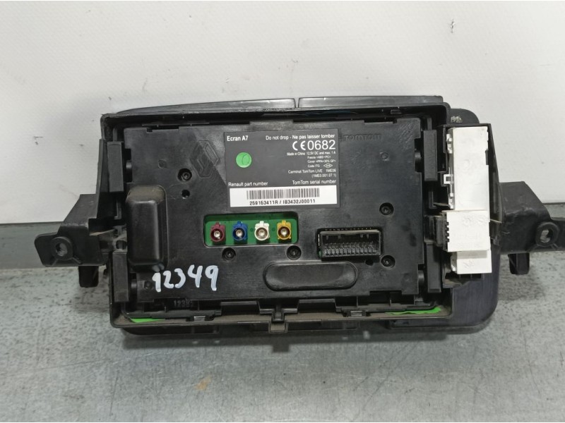 Recambio de sistema navegacion gps para renault megane iii berlina 5 p dynamique referencia OEM IAM 259153411R IB3432J00011 TOM 
