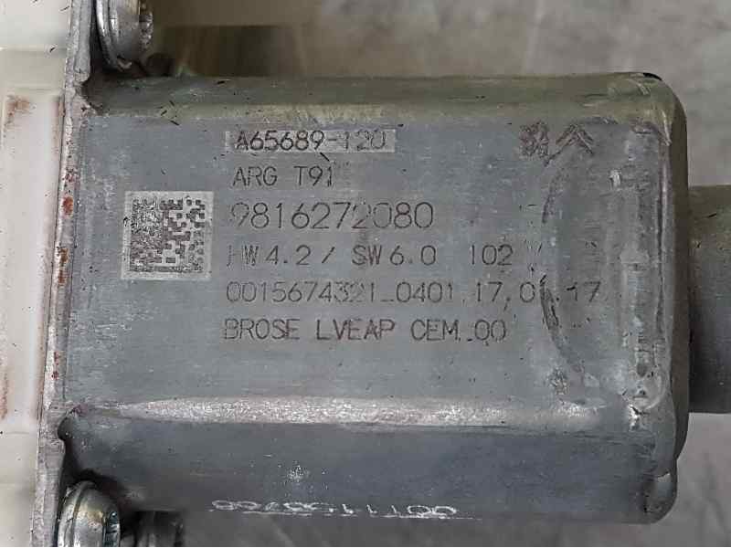 Recambio de elevalunas trasero izquierdo para peugeot 308 sw style referencia OEM IAM 9816272080 A65689120 BROSE 6 PINS