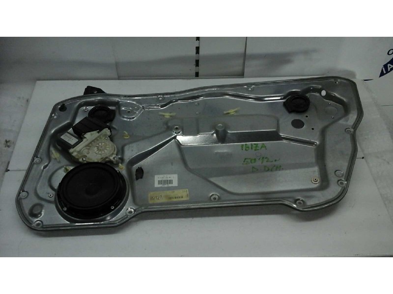 Recambio de elevalunas delantero derecho para seat ibiza (6l1) 1.4 16v referencia OEM IAM 6L3837752AD 8+12+6 PINS 990125-100