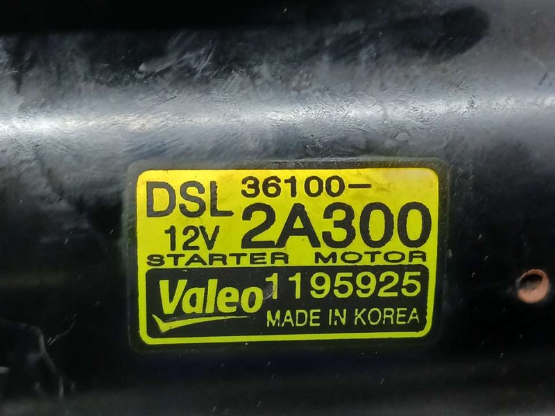 Recambio de motor arranque para hyundai i30 comfort referencia OEM IAM 361002A300 1195925 VALEO
