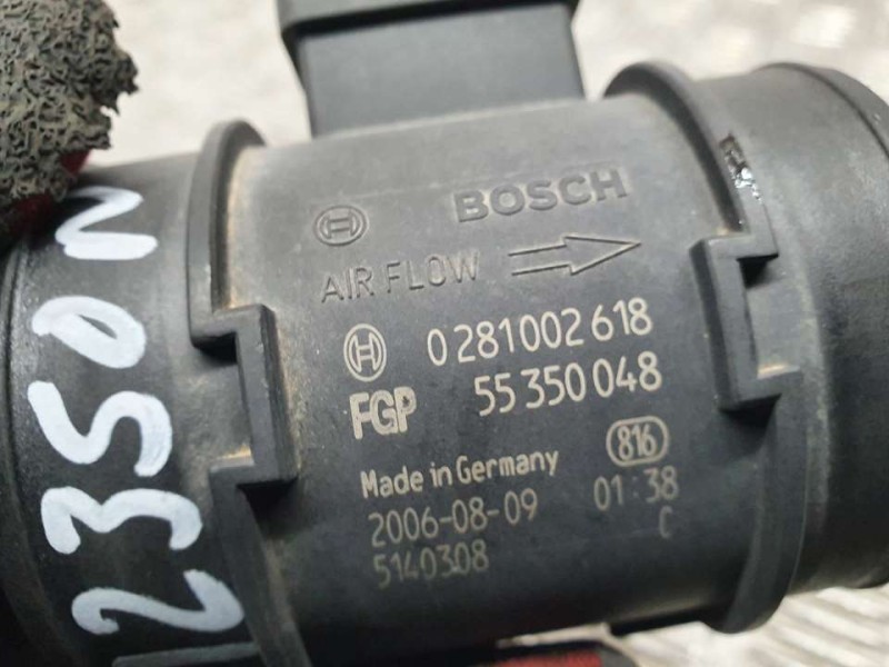 Recambio de caudalimetro para saab 9-3 berlina 1.9 tid vector (i/d) referencia OEM IAM 55350048 0281002618 BOSCH
