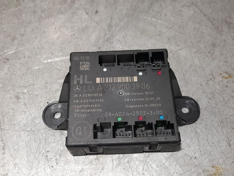 Recambio de modulo electronico para mercedes-benz clase e (w212) familiar 220 cdi blueefficiency (212.202) referencia OEM IAM A2