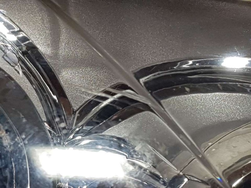 Recambio de faro derecho para renault laguna iii dynamique tomtom referencia OEM IAM 260100038R  RAYADO , PATA TOCADA