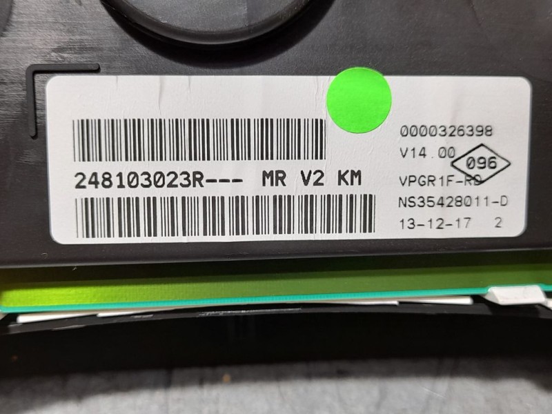 Recambio de cuadro instrumentos para dacia sandero stepway referencia OEM IAM 248103023R  