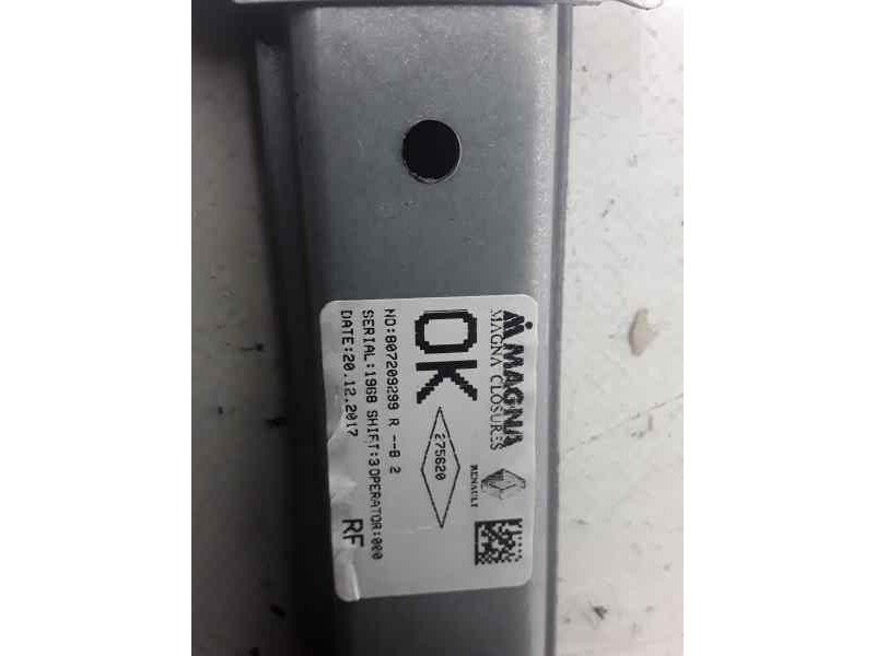 Recambio de elevalunas delantero derecho para dacia sandero stepway referencia OEM IAM 807209299  ELECTRICO 2 PINS