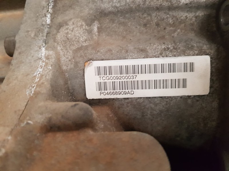 Recambio de caja cambios para chrysler pt cruiser (pt) 2.2 crd limited referencia OEM IAM P04668909AD TCG009200037 5VELOCIDADES