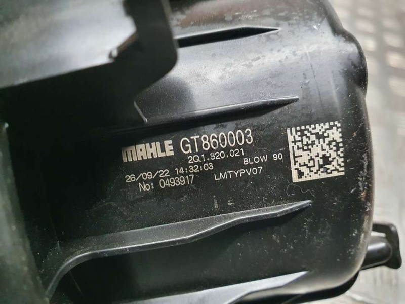 Recambio de ventilador calefaccion para seat ibiza (kj1) style referencia OEM IAM 2Q1820021 GT860003 MAHLE