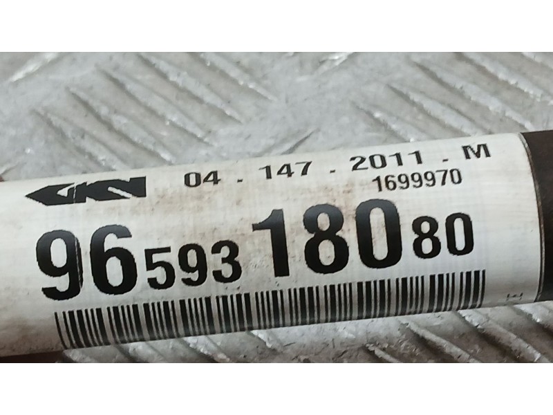 Recambio de transmision delantera izquierda para peugeot 207/207+ (wa_, wc_) 1.4 hdi referencia OEM IAM 9659318080  