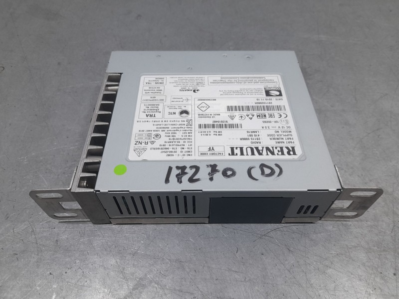 Recambio de sistema audio / radio cd para renault megane iv sport tourer (k9a/m/n_) 1.5 blue dci 115 (k9a6) referencia OEM IAM 2
