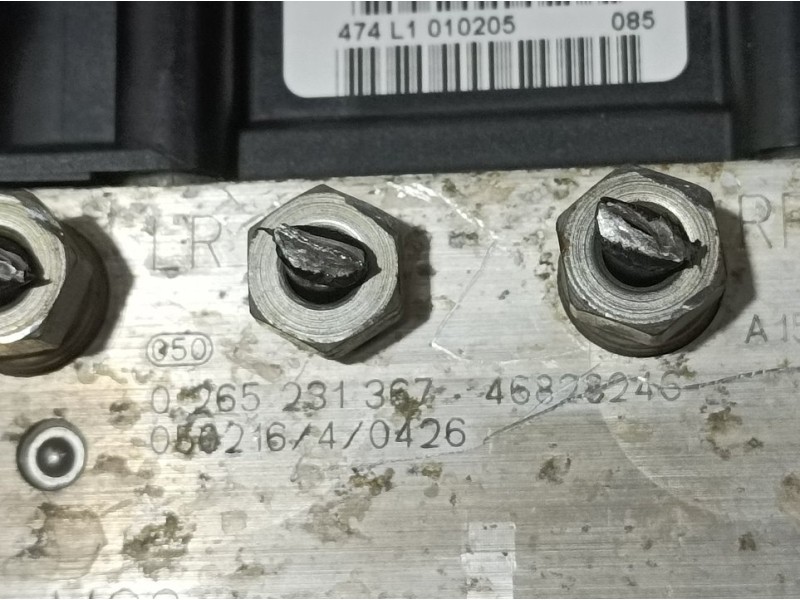 Recambio de abs para fiat panda (169) 1.2 8v climbing 4x4 referencia OEM IAM 46828246 0265231367 BOSCH