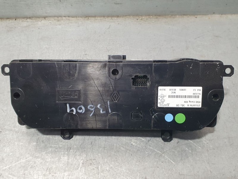 Recambio de mando climatizador para renault clio iv dynamique referencia OEM IAM 27510896R E1067144 