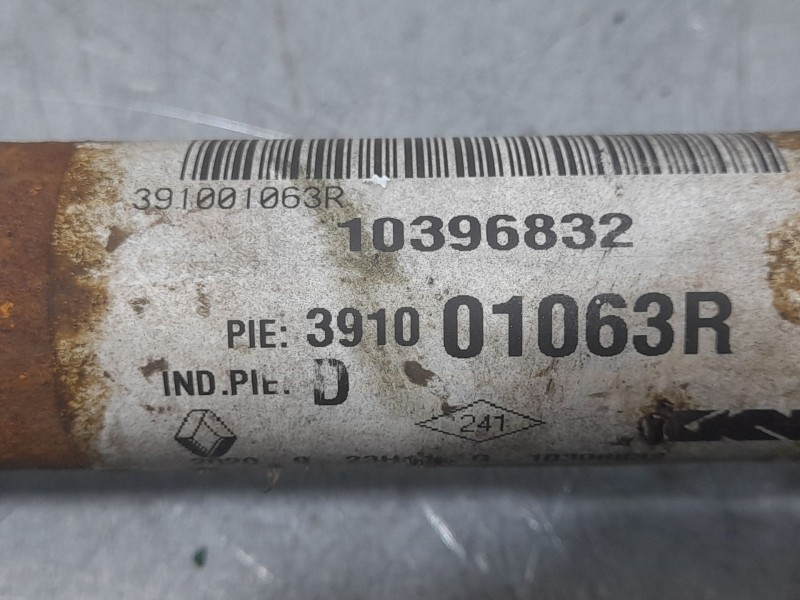 Recambio de transmision delantera derecha para renault megane iv sport tourer (k9a/m/n_) 1.5 blue dci 115 (k9a6) referencia OEM 