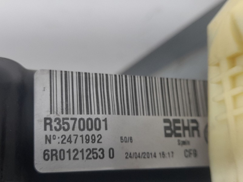 Recambio de radiador agua para seat ibiza iv (6j5, 6p1) 1.6 tdi referencia OEM IAM 6R01212530 R3570001 BEHR