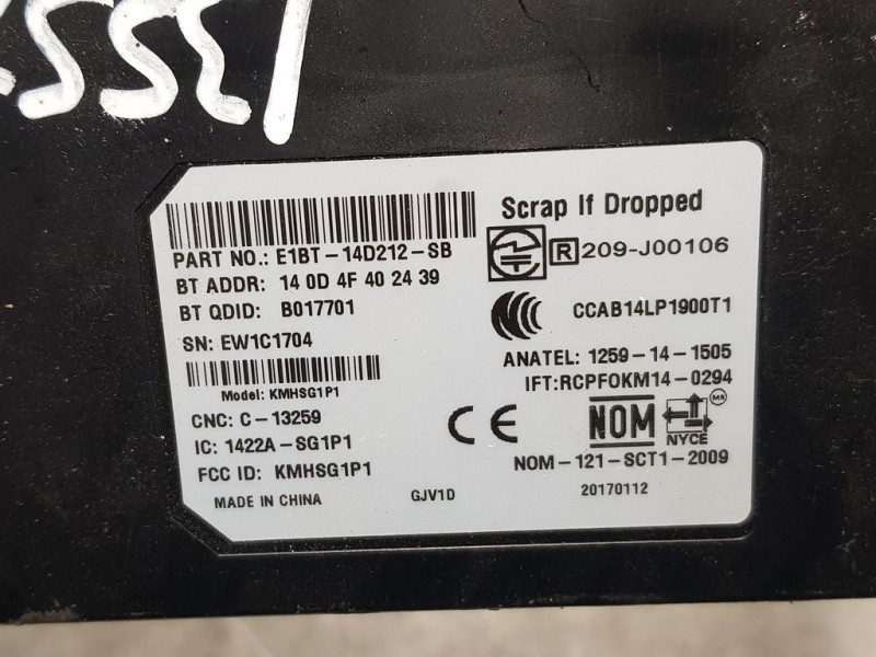 Recambio de modulo electronico para ford focus lim. business referencia OEM IAM E1BT14D212SB 1259141505 ANATEL