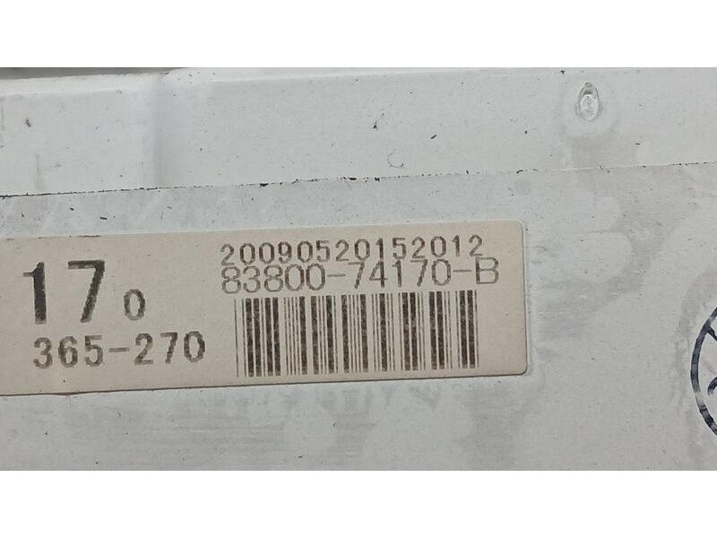 Recambio de cuadro instrumentos para toyota iq 2 referencia OEM IAM 8380074170B  20090520152012