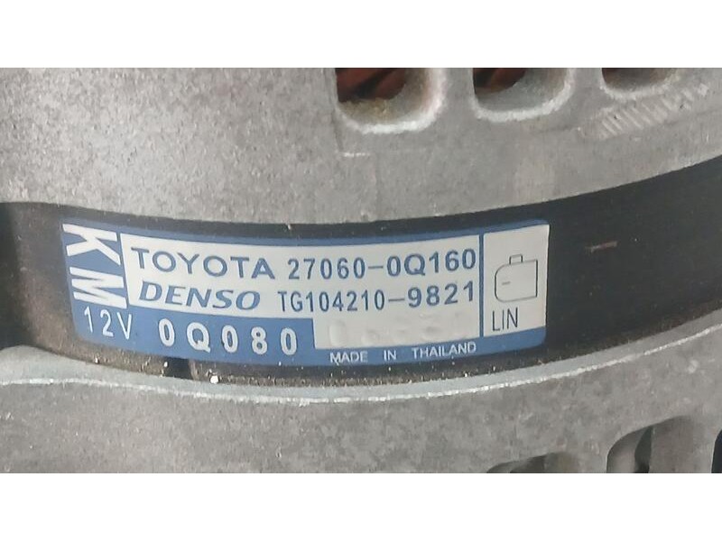 Recambio de alternador para toyota aygo x-cite referencia OEM IAM 270600Q160 DENSO TG1042109821