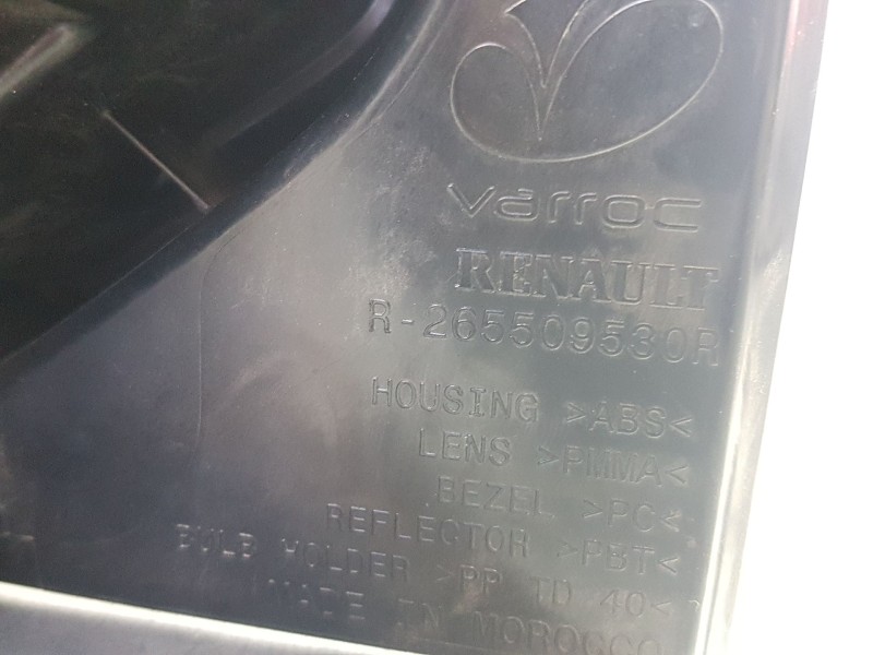 Recambio de piloto trasero derecho para dacia sandero iii 1.0 tce 100 eco-g referencia OEM IAM 265503830R  