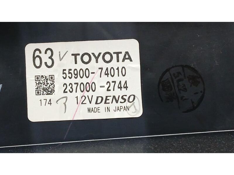 Recambio de mando climatizador para toyota iq 2 referencia OEM IAM 5590074010 DENSO PANTALLA SUCIA 2370002744