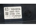 Recambio de mando climatizador para toyota iq 2 referencia OEM IAM 5590074010 DENSO PANTALLA SUCIA 2370002744