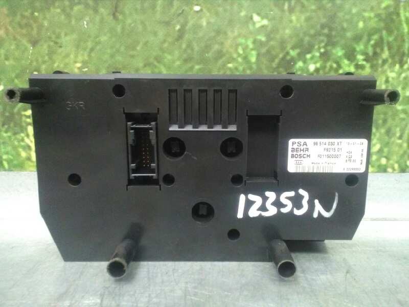 Recambio de mando climatizador para citroën xsara picasso 1.6 hdi 110 exclusive referencia OEM IAM 96514030XT F921501 BEHR