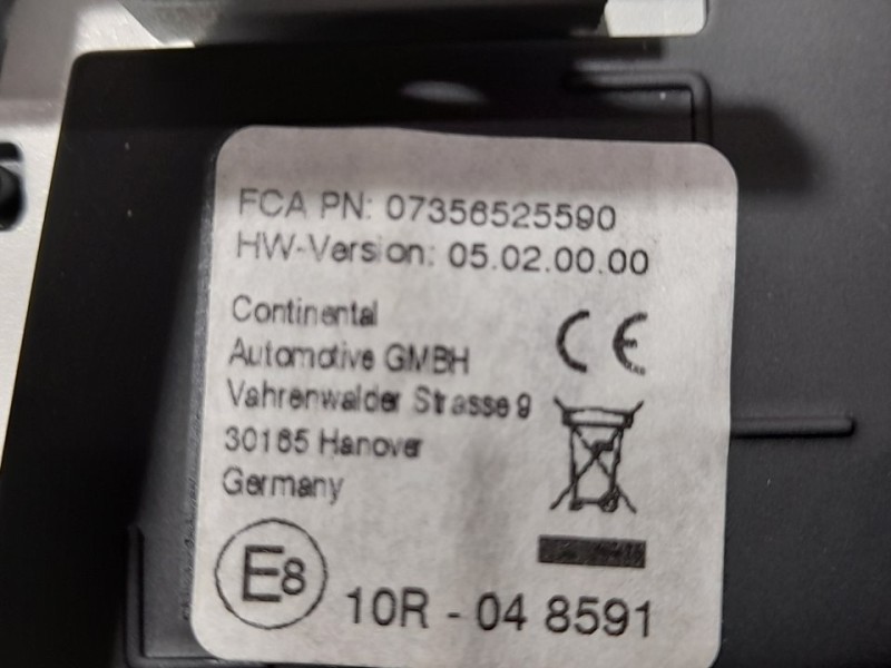 Recambio de sistema navegacion gps para fiat tipo ii (357) berlina easy referencia OEM IAM 07356525590 A2C11636701 CONTINENTAL