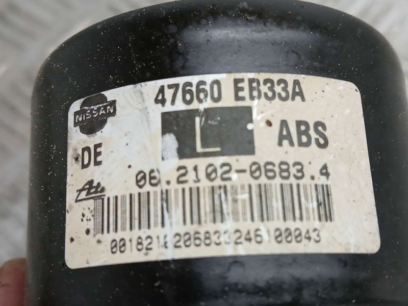 Recambio de abs para nissan navara pick-up (d40m) double cab le 4x4 referencia OEM IAM 47660EB33A 00210206834 ATE
