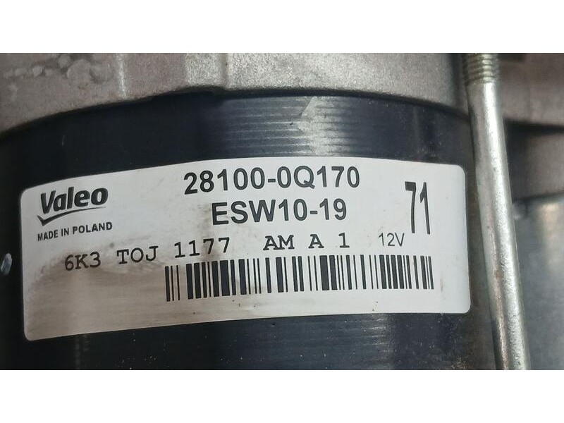 Recambio de motor arranque para toyota aygo x-cite referencia OEM IAM 281000Q170 VALEO ESW1019