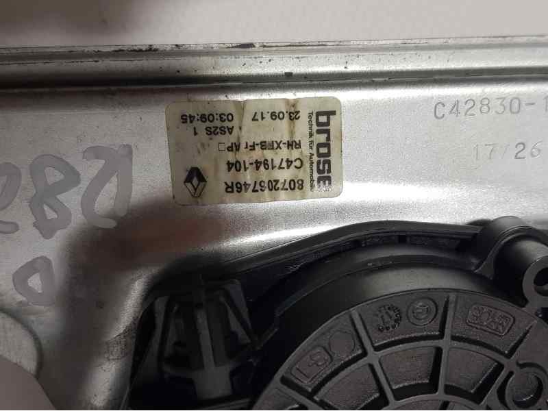 Recambio de elevalunas delantero derecho para renault megane iv grandtour tech road referencia OEM IAM 807206746R C47194104 ELEC