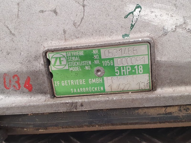 Recambio de caja cambios para bmw serie 5 berlina (e39) 525tds referencia OEM IAM 5HP18 0531466 AUTOMATICA