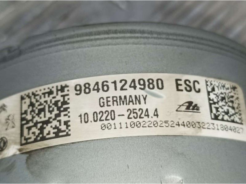 Recambio de abs para citroën c4 1.2 12v e-thp pure tech referencia OEM IAM 9846124980 10022025244 ATE