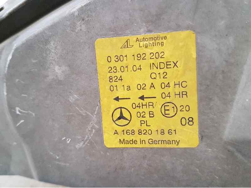 Recambio de faro derecho para mercedes-benz clase a (w168) 170 cdi l (168.109) referencia OEM IAM A1688201861 0301192202 PULIR-1