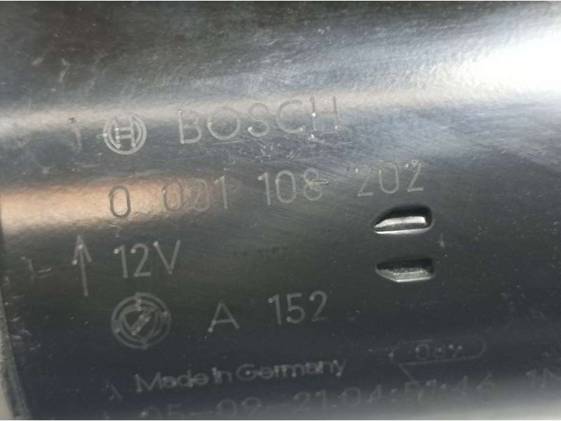 Recambio de motor arranque para fiat doblo cargo (223) 1.9 jtd sx furg. panorama referencia OEM IAM 0001108202  BOSCH