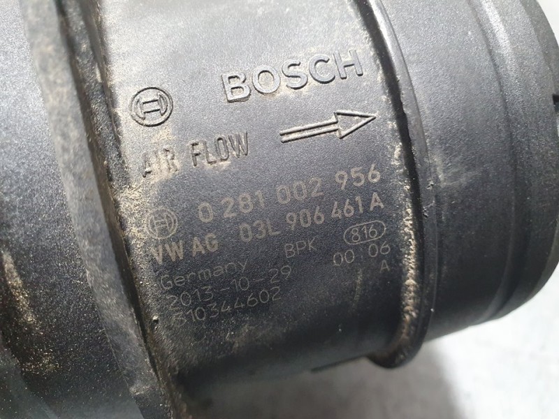 Recambio de caudalimetro para volkswagen passat variant (365) highline bluemotion referencia OEM IAM 03L906461A 0281002956 BOSCH