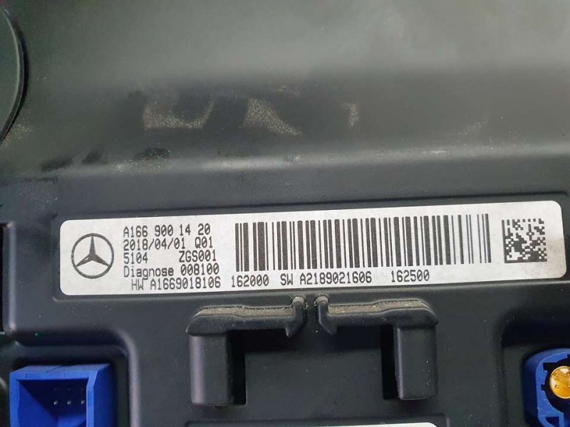 Recambio de sistema navegacion gps para mercedes-benz clase gla (w156) gla 200 cdi (156.908) referencia OEM IAM A2189021606  