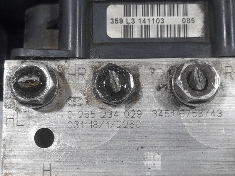 Recambio de abs para bmw 5 (e60) 530 d referencia OEM IAM 34516758743 359L3141103085 BOSCH