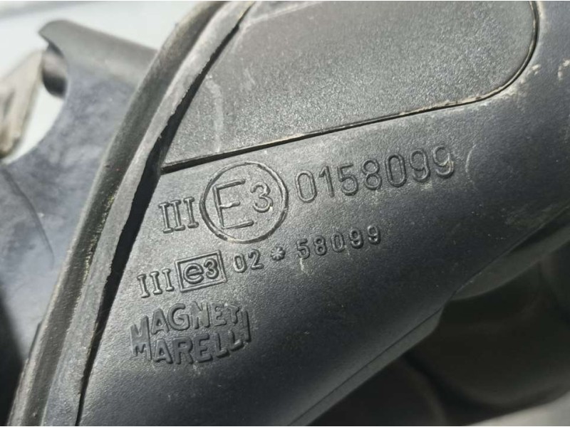 Recambio de retrovisor derecho para fiat doblo cargo (223) 1.9 jtd sx furg. panorama referencia OEM IAM 0158099  C/MANDO