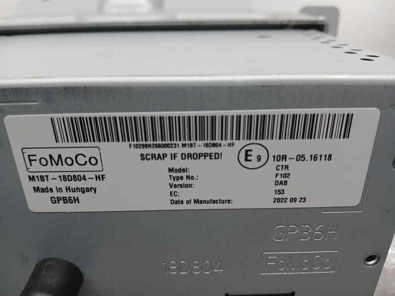 Recambio de modulo electronico para ford fiesta (ce1) trend referencia OEM IAM M1BT18D804HF  SISTEMA AUDIO / RADIO