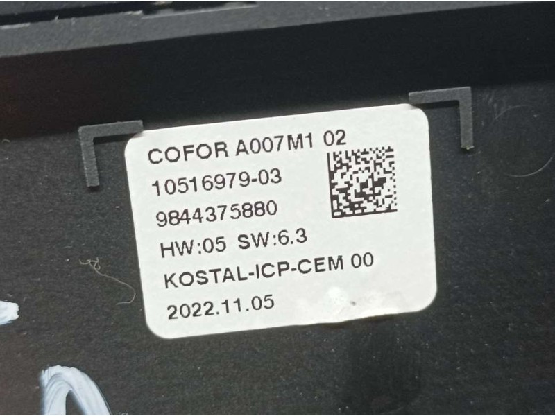 Recambio de mando climatizador para citroën c4 1.2 12v e-thp pure tech referencia OEM IAM 9844375880  