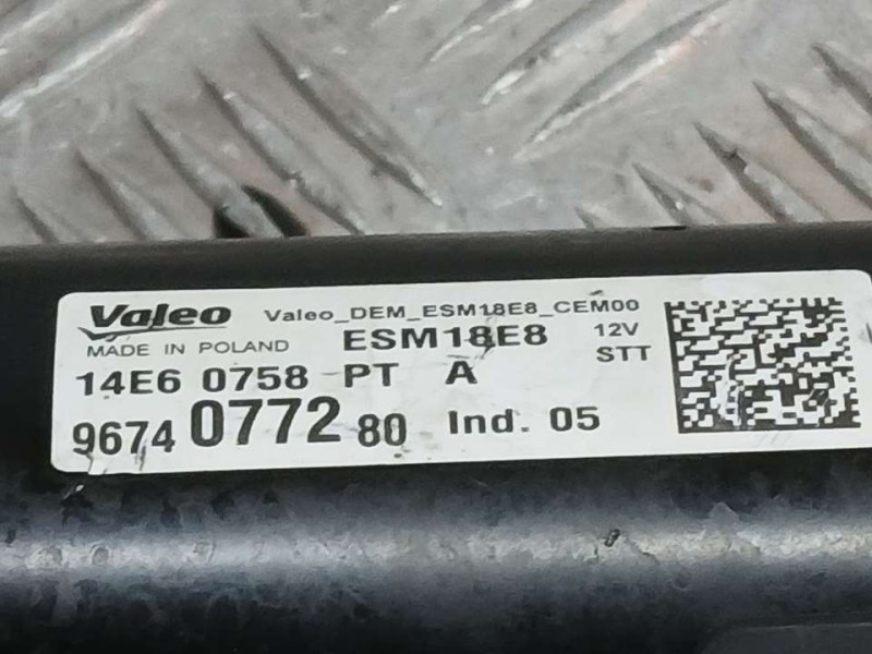 Recambio de motor arranque para peugeot 308 style referencia OEM IAM 9674077580 ESM18E8 VALEO