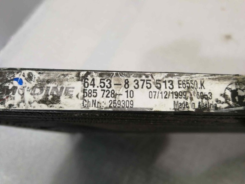 Recambio de condensador / radiador aire acondicionado para bmw serie 5 berlina (e39) 3.0 24v turbodiesel cat referencia OEM IAM 