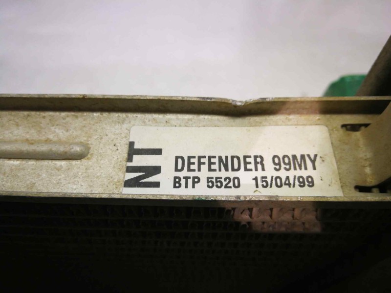 Recambio de intercooler para land rover defender (ld) 2.5 td5 referencia OEM IAM BTP5520  