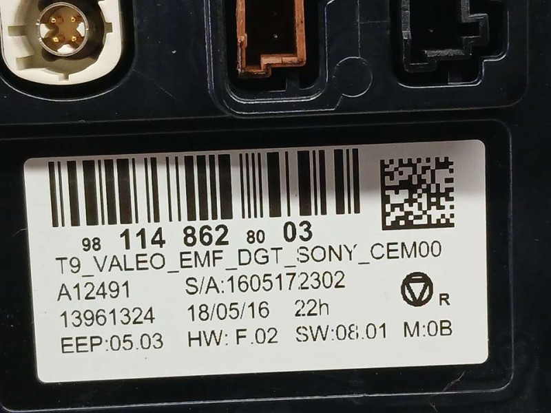 Recambio de sistema navegacion gps para peugeot 308 style referencia OEM IAM 9811486280 1605172302 VALEO