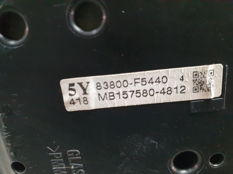 Recambio de cuadro instrumentos para toyota yaris hybrid feel referencia OEM IAM 83800F5440 MB1575804812 