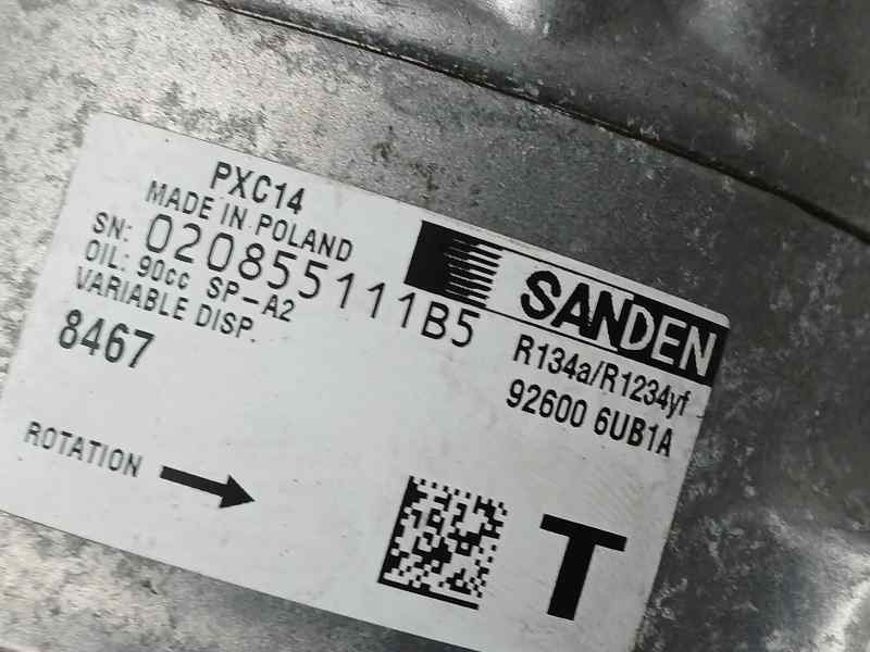 Recambio de compresor aire acondicionado para nissan towstar acenta referencia OEM IAM 926006UB1A PXC14 SANDEN 8467